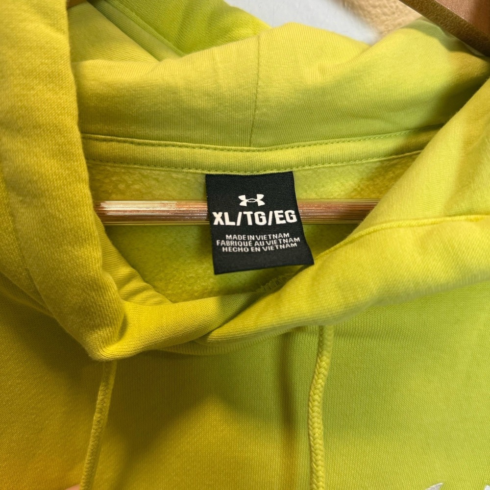 Men's UA‎ Icon Fleece Hoodie X-Large Green XL - Picture 5 of 12